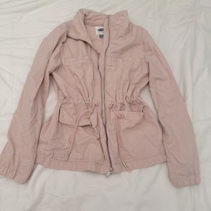 Blush old navy utility jacket